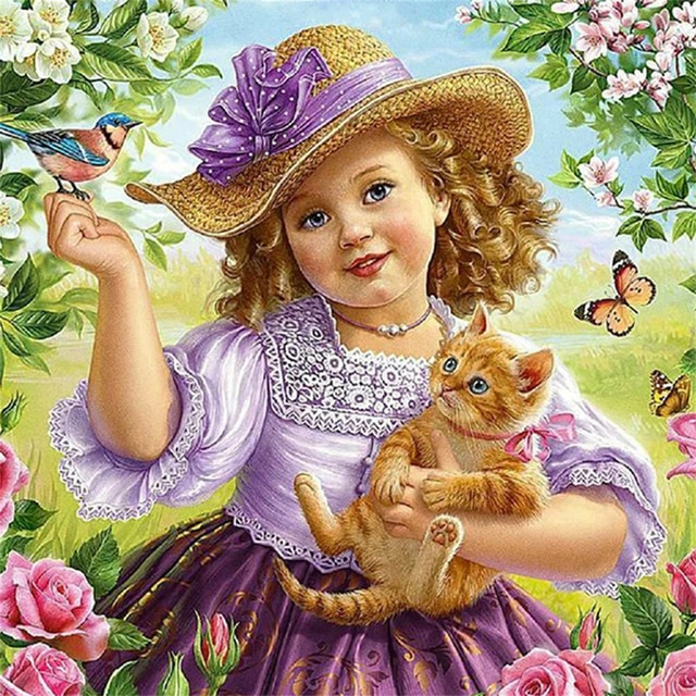 Tablou Goblen 5D GM102 Krista 40x50 cm