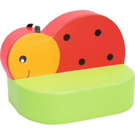 Canapea Buburuză Moje Bambino | Confortabilă și Stabilă