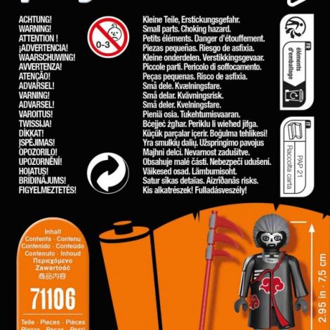 Playmobil Hidan - Figurină Acțiune Ninja - imagine 4