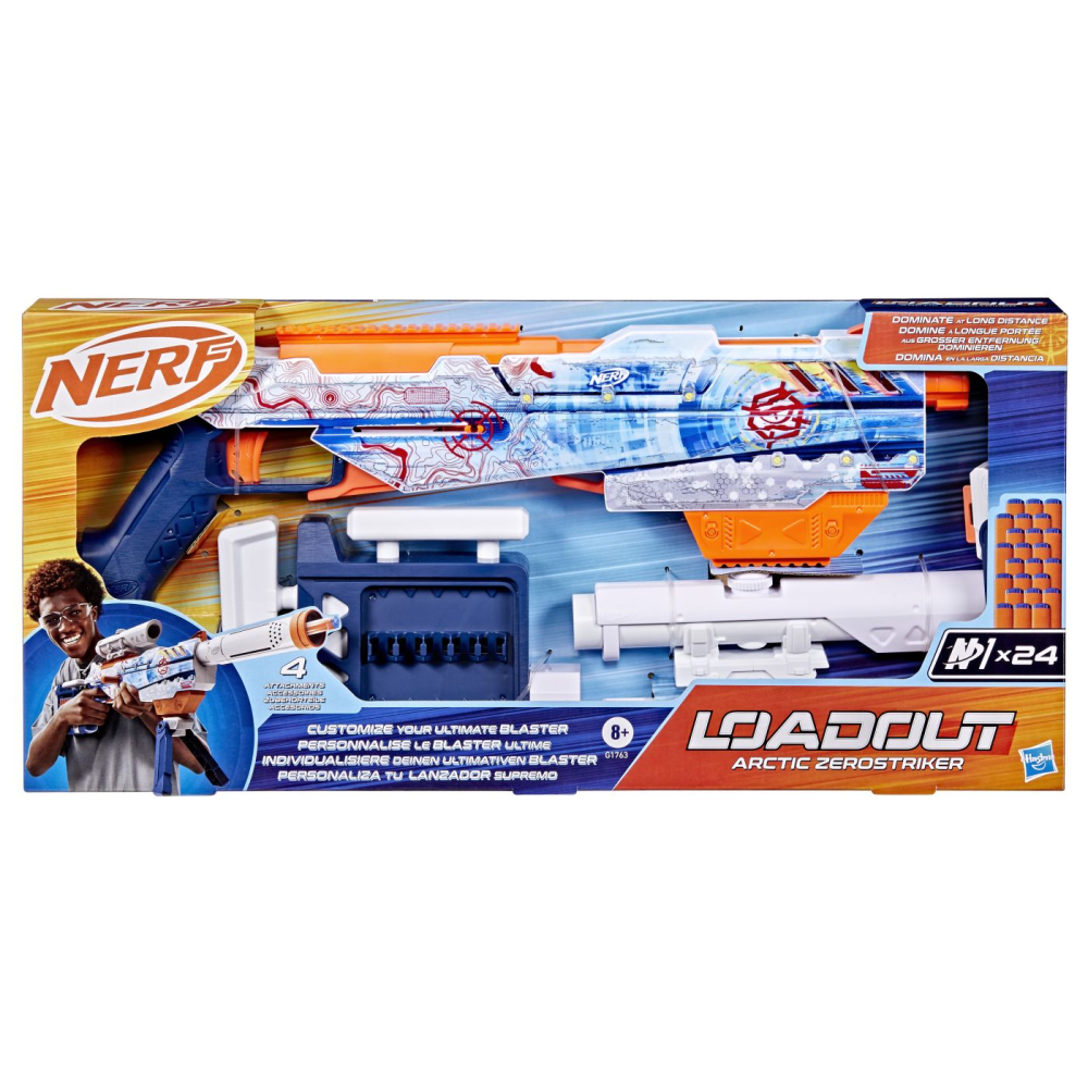 Nerf Arctic Zerostriker - Personalizabil Hasbro