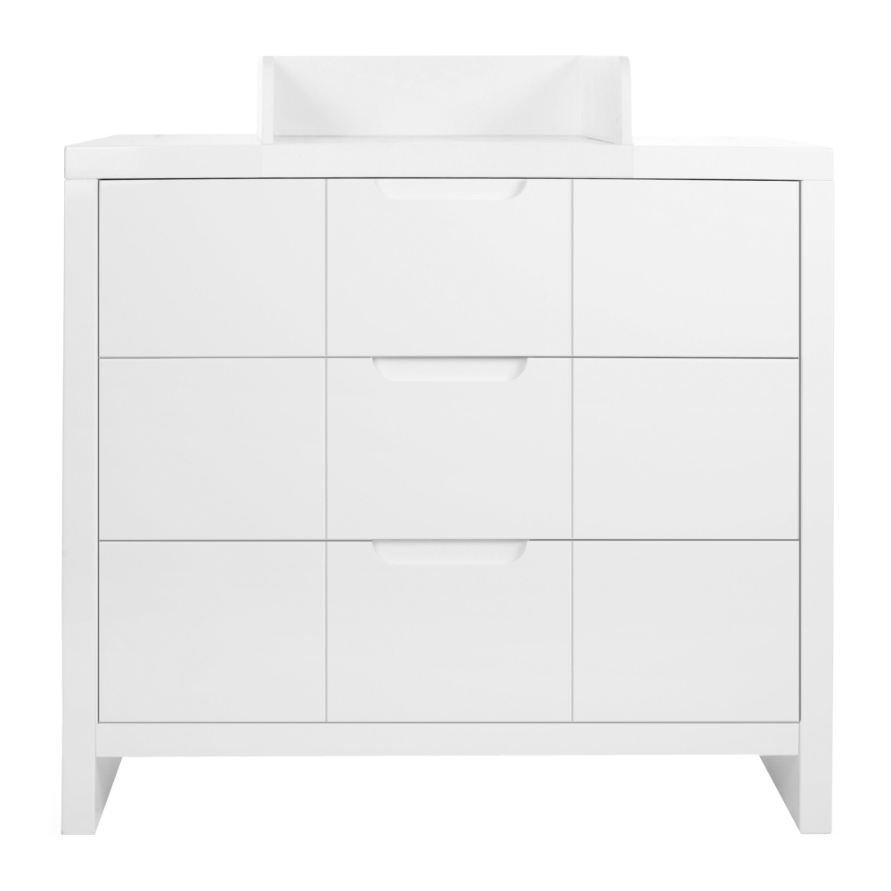 Comoda Childhome Quadro White cu masă de înfășat - imagine 4