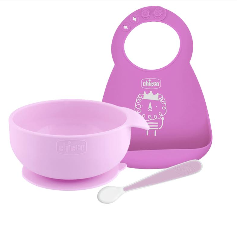 Set Diversificare Chicco Easy Start, Roz, 6m+ - imagine 3