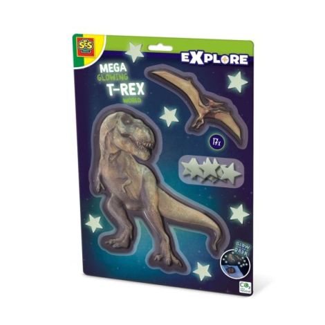 Ses Creative T-Rex Strălucitor - Decor Dinozauri