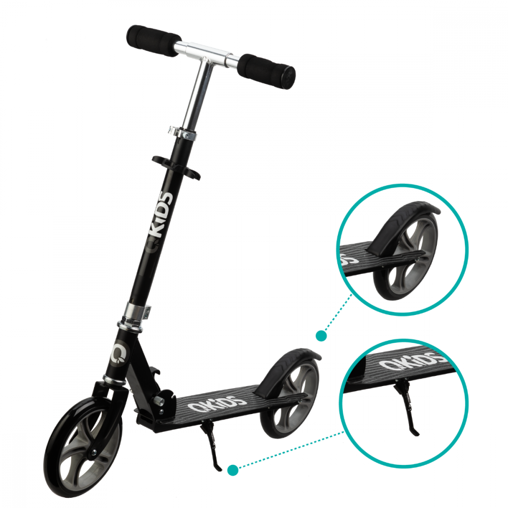 Trotineta Freestyle Qkids WEISS Black - imagine 3