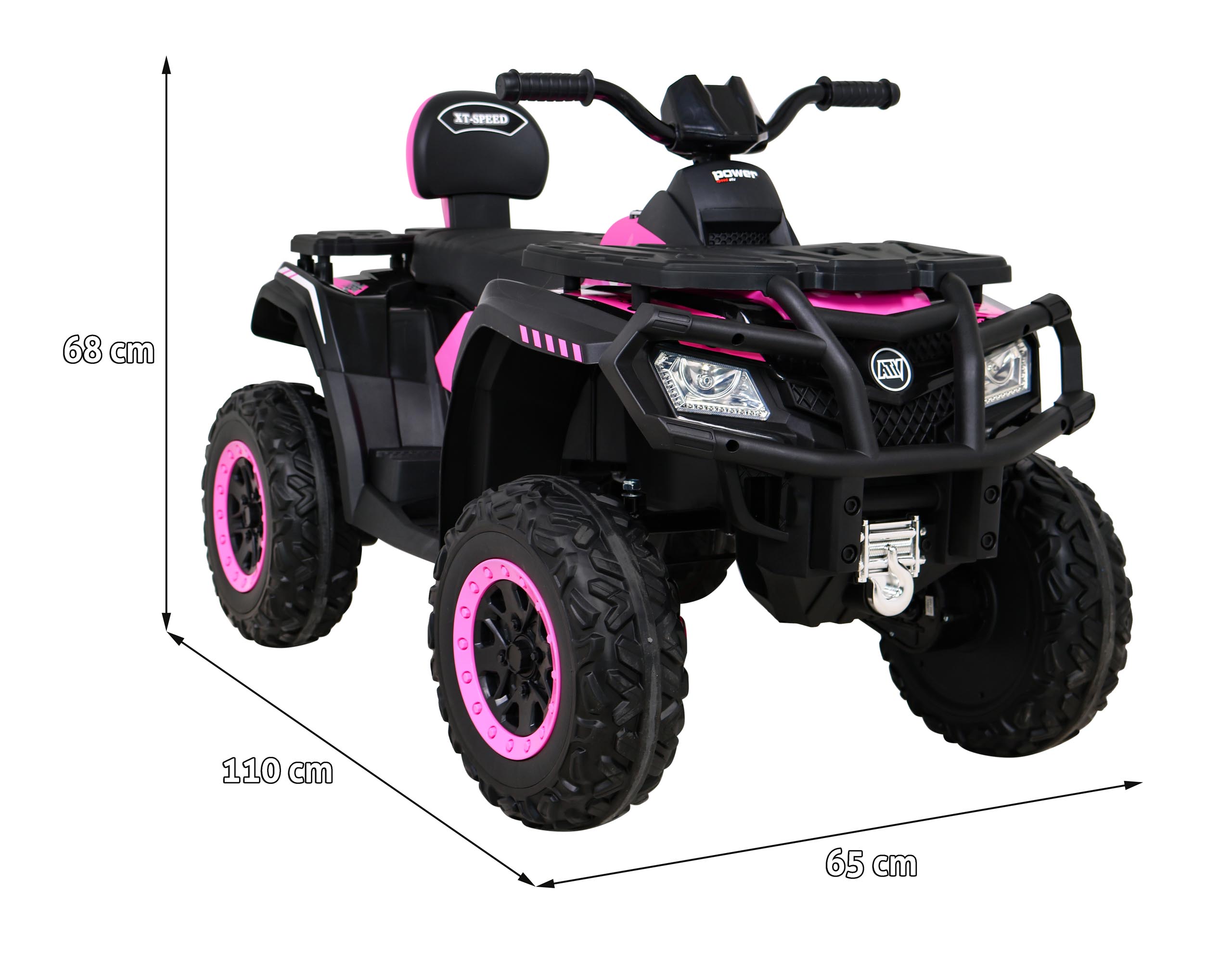 ATV Electric 24V 2 Locuri Roz Autokids - imagine 6