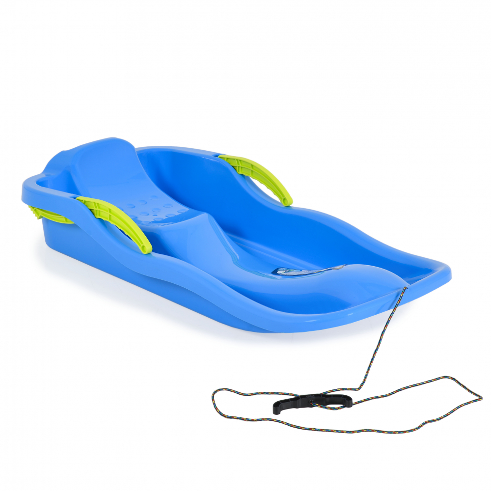 Sanie Bob Prosperplast Race Blue cu frâne - imagine 4
