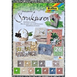 Set Hartie Structuri Folia Paper, 26 Coli