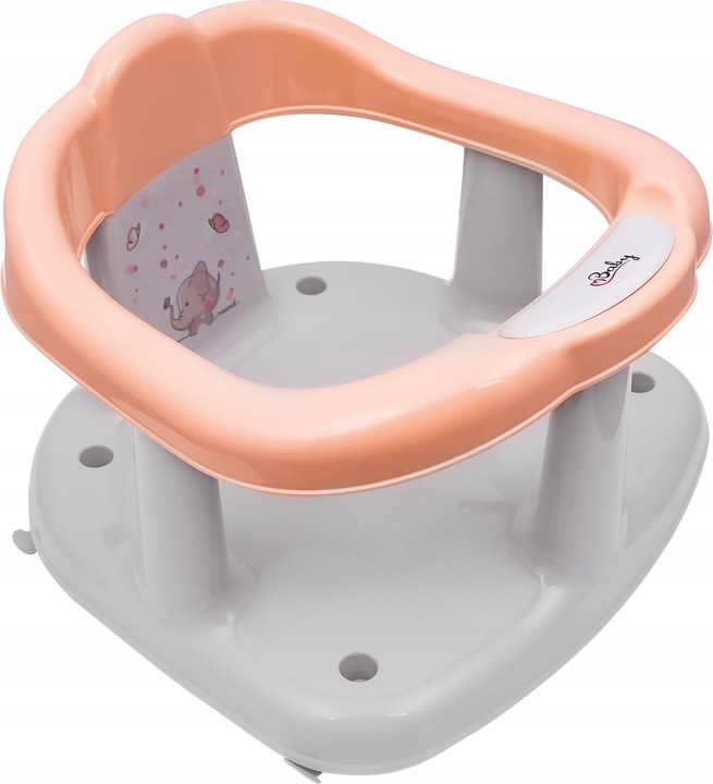 Scaun Baie Bebeluși Maltex Baby, Minimal Elephant Pink