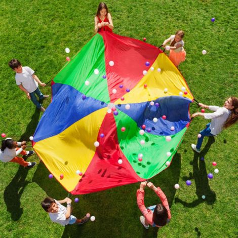 Parasuta Motricitate Moje Bambino 3.5m, 8 Copii