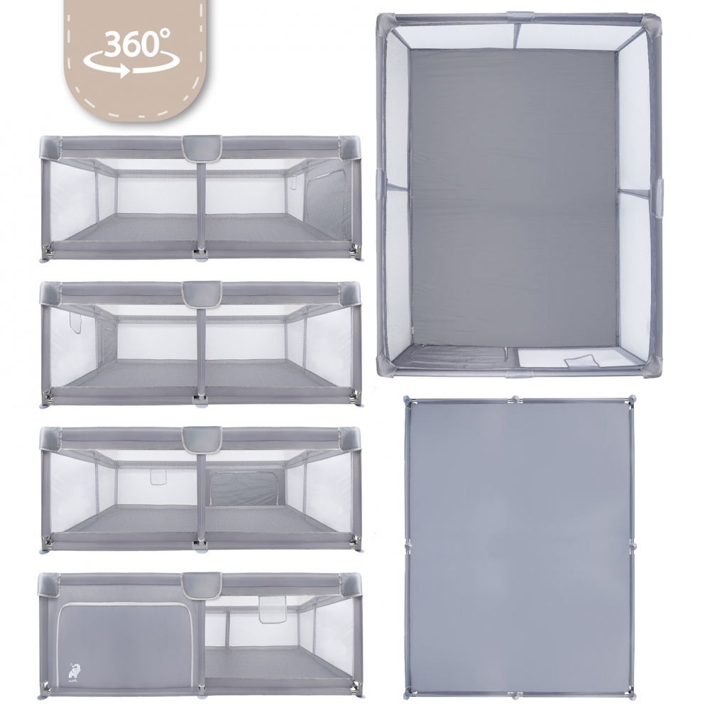 Tarc MalPlay Kivo Grey | Sigurță și Design Modern - imagine 4
