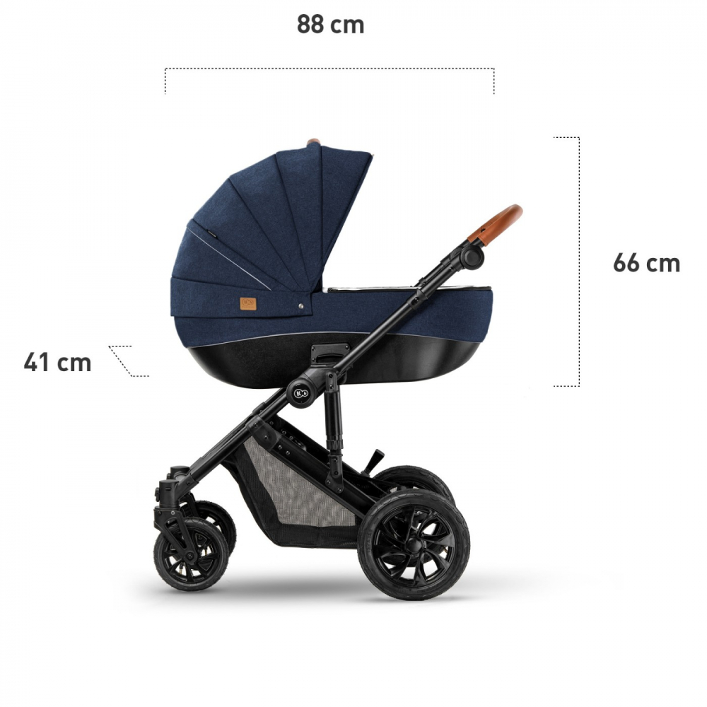 Carucior 3 in 1 Kinderkraft Prime Navy i-Size - imagine 3