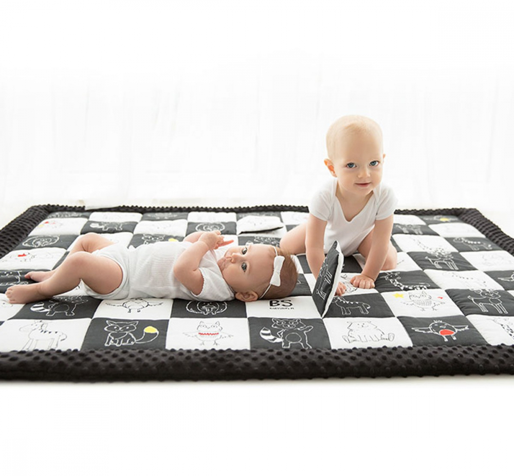 Covor Joaca Termoizolant Babysteps 120x140cm Contrast - imagine 4