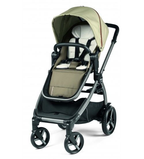 Carucior Ypsi Peg Perego Combo Class Beige, Reversibil - imagine 4