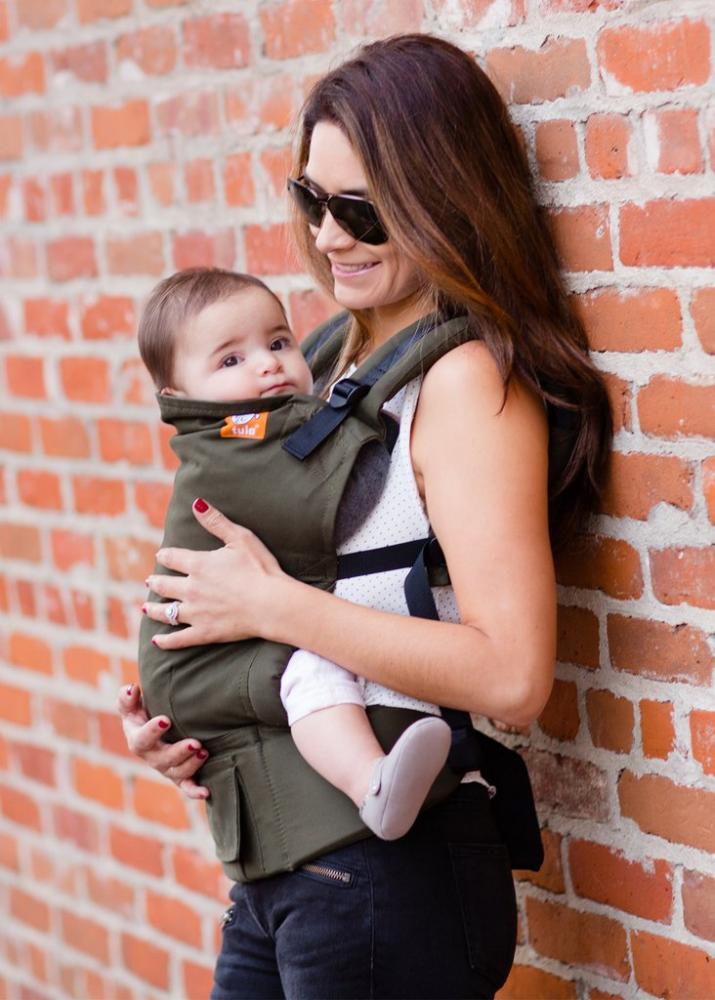 Marsupiu Tula Toddler Canvas Olive - Ergonomic - imagine 3