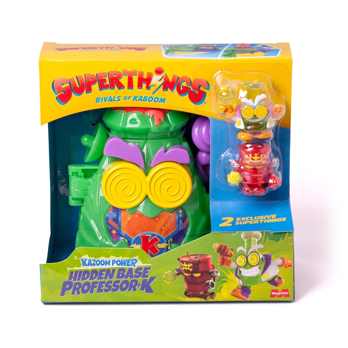 Set Superthings Baza Profesor K | Figurine Kazoom Power
