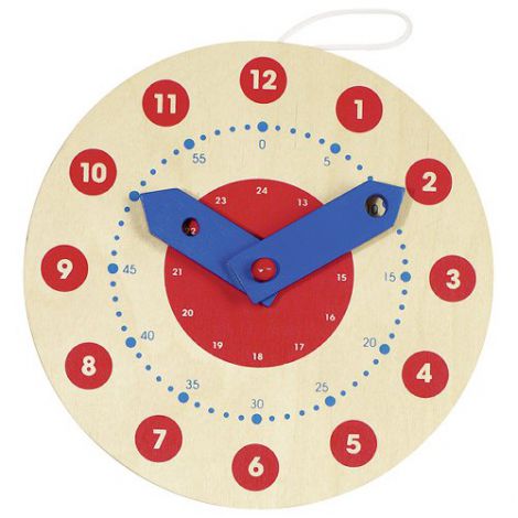Ceas Educativ Goki din Lemn | Învăță Ora Distractiv