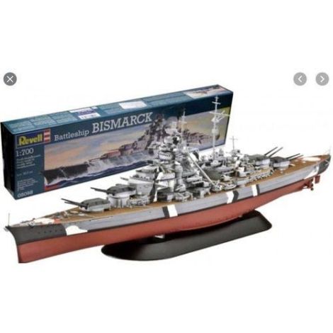 Macheta Bismarck Revell 1:700 - imagine 3