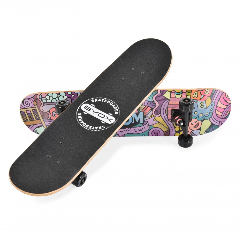Skateboard Byox Baby Boom 79 cm Antiderapant - imagine 2