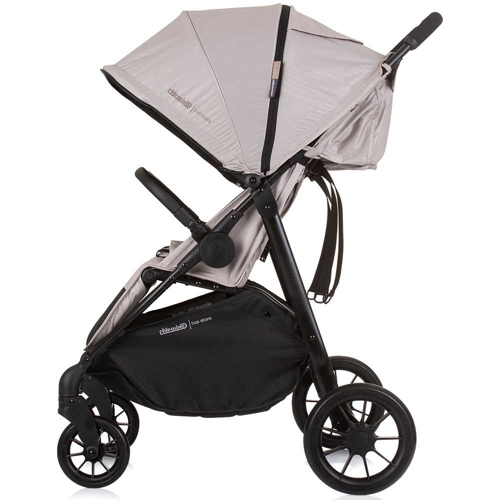 Carucior Gemeni Chipolino Top Stars, Macadamia - imagine 4