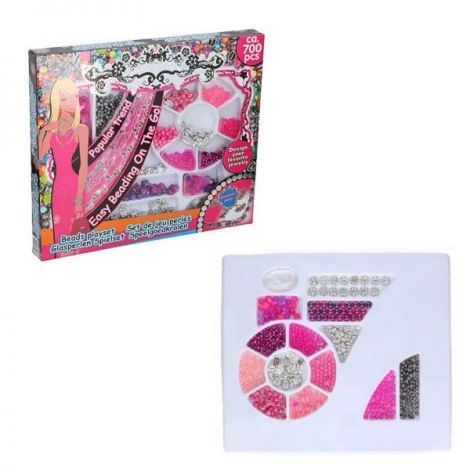 Set 700 Margele Roz Eddy Toys | Creează Bijuterii - imagine 2