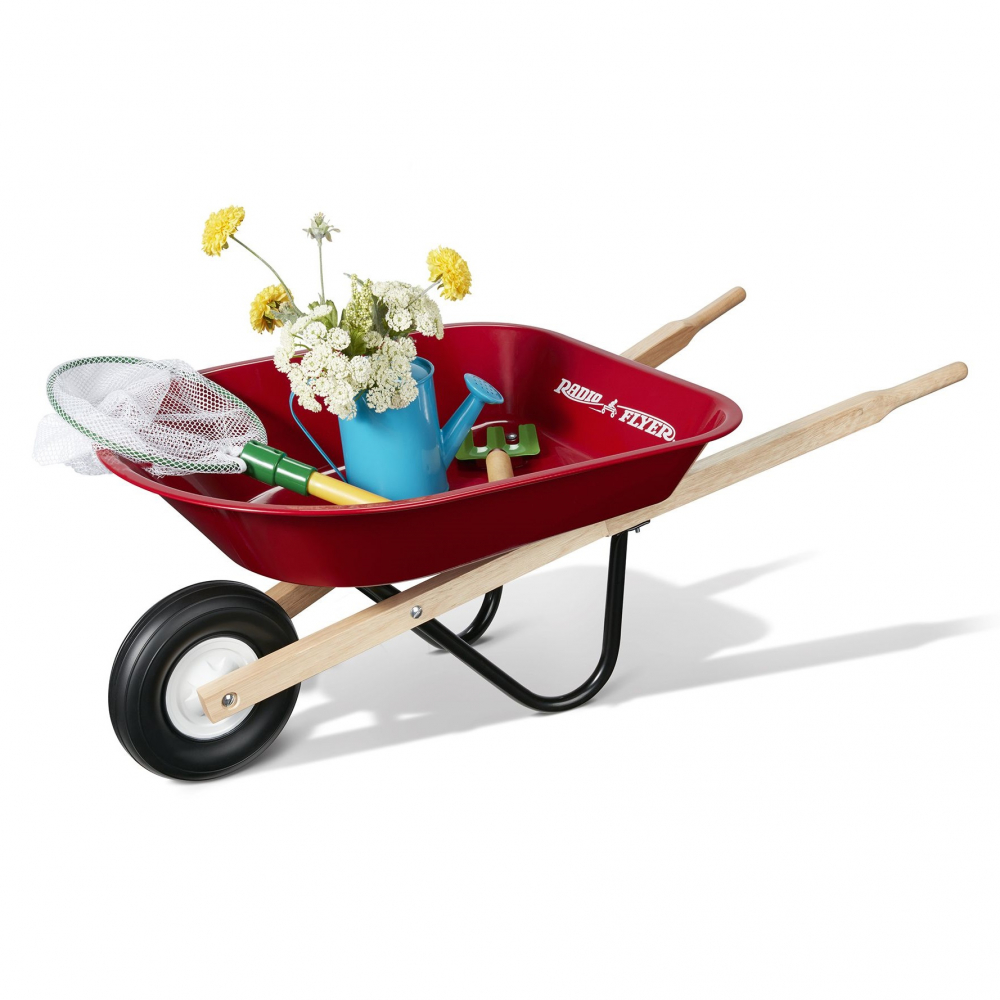 Roabă Radio Flyer Roșie - Jucărie Exterior Clasică - imagine 3