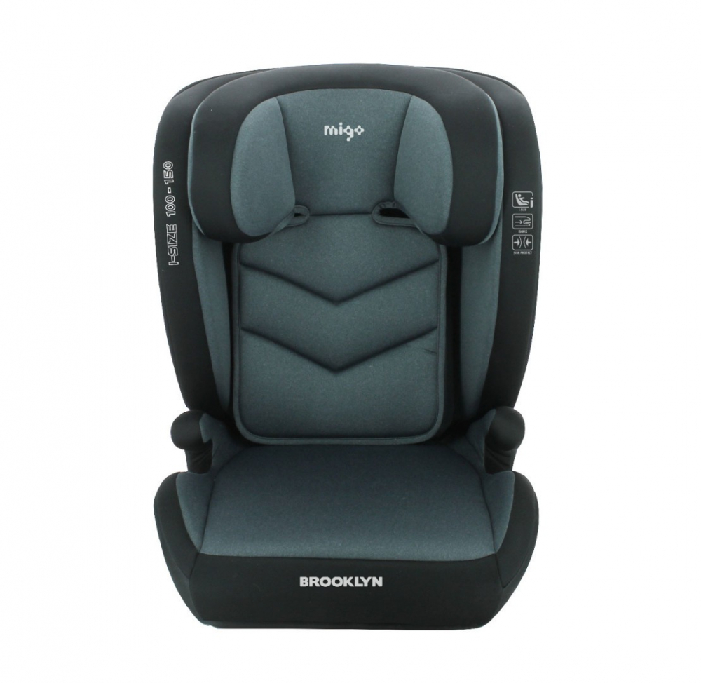 Scaun Auto Migo Brooklyn i-Size Grey, 100-150 cm - imagine 3