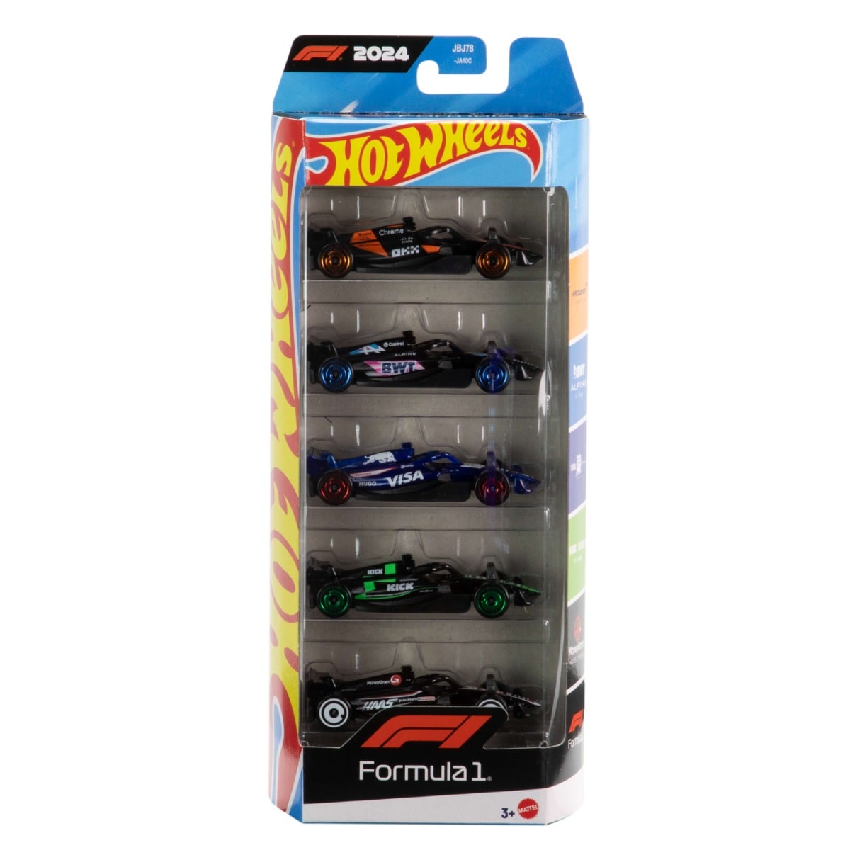 Set 5 Masinute Hot Wheels Formula 1 Oficiale