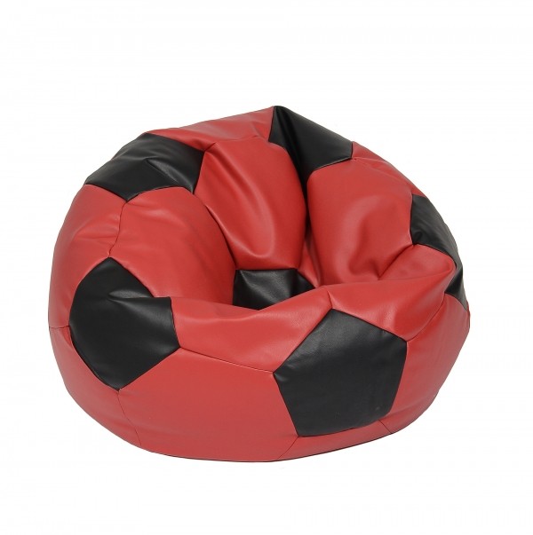 Fotoliu Minge Telstar Junior Red Black | Pufrelax - imagine 5