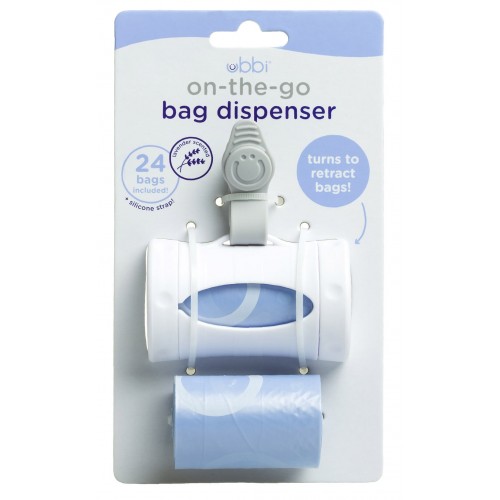 Dispenser Portabil Ubbi On The Go Alb | Igienă