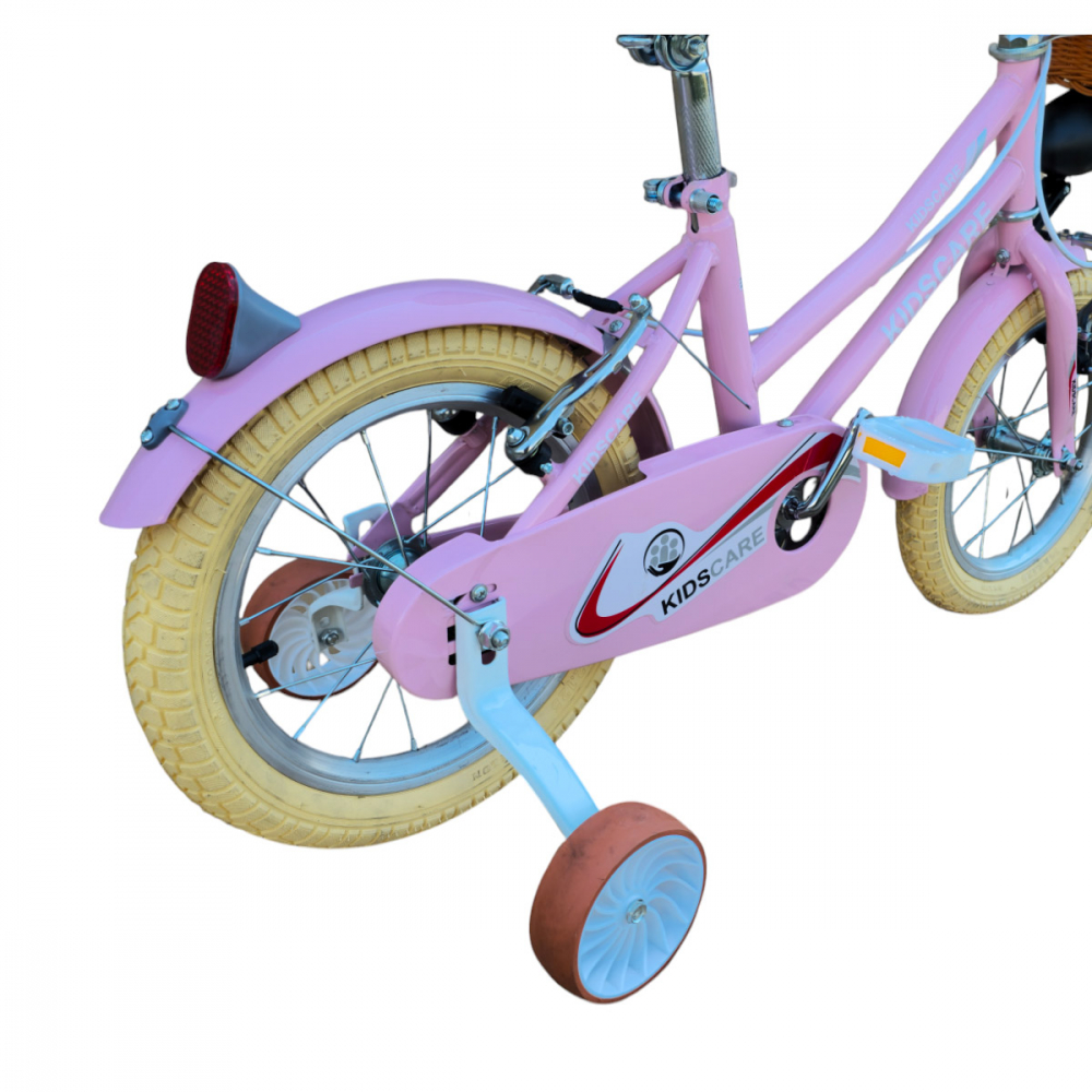 KidsCare HappyGirl 14" Roz - Bicicleta Perfectă pentru Copii - imagine 4