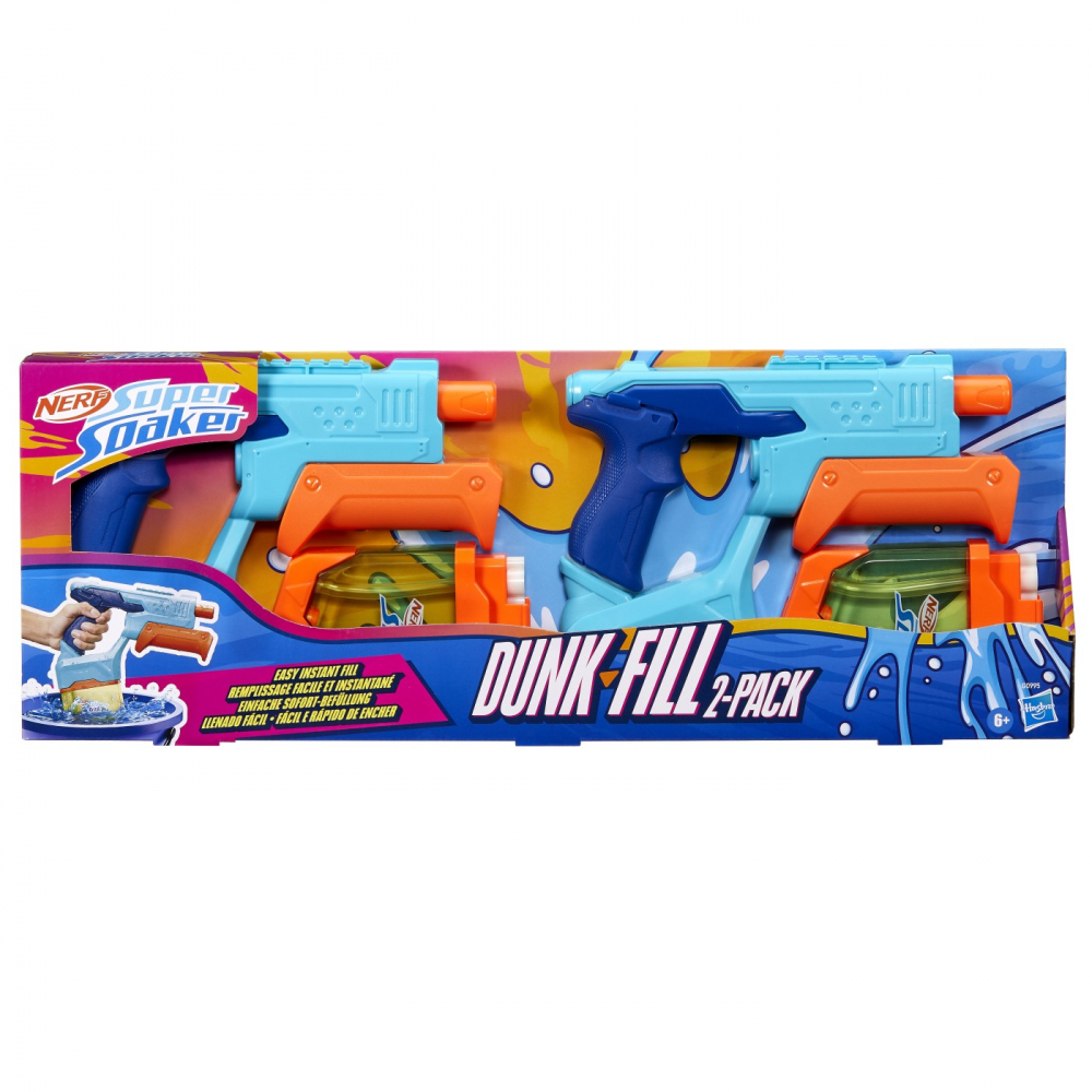 NERF Super Soaker Set 2 Blasters - Distracție Instantă