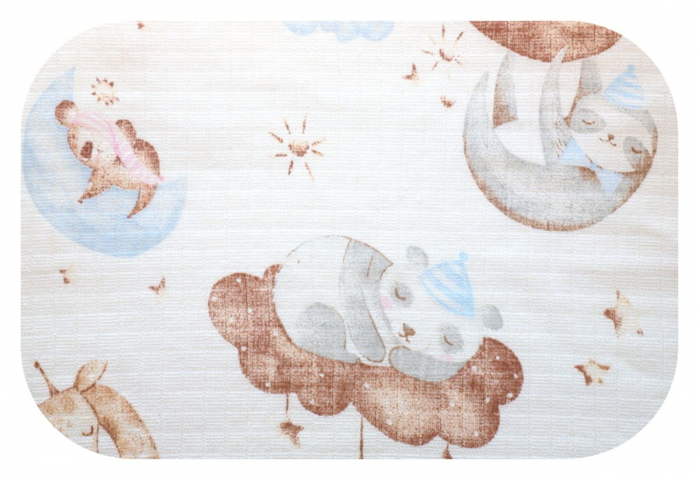 Scutec Muselina Ega Kids Sleeping Animals 70x80cm