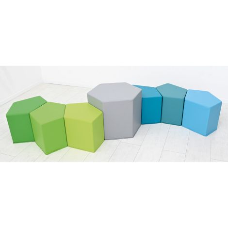 Set Pufuri Moje Bambino LO1 - Mobilier Grădiniță - imagine 3