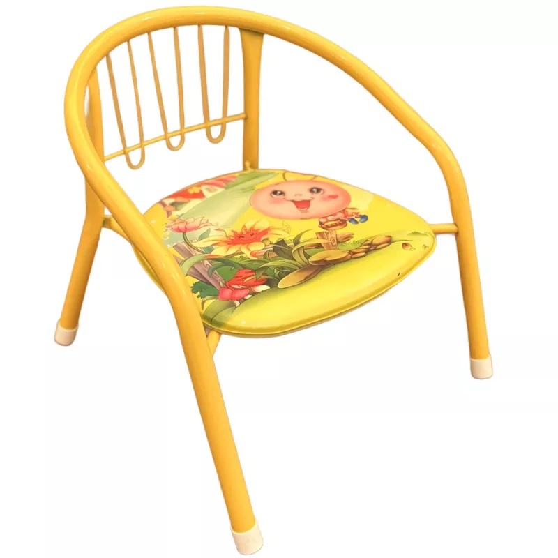 Scaunel NiceKids Yellow Bee, Metal Ergonomic - imagine 3