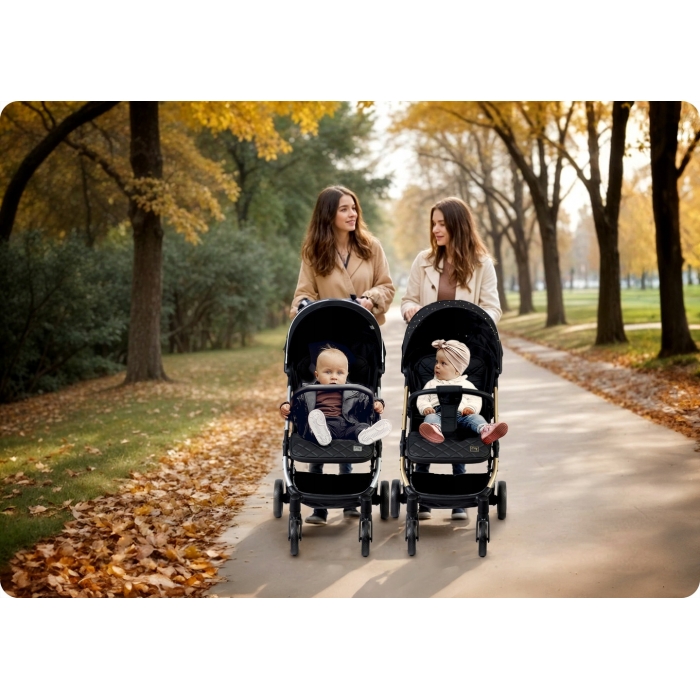 Carucior Compact Nukido Paseo | Compatibil Avion - imagine 3