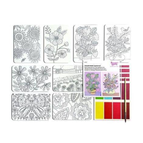 Ooly Scenic Hues - Set Acuarele Flori - imagine 2