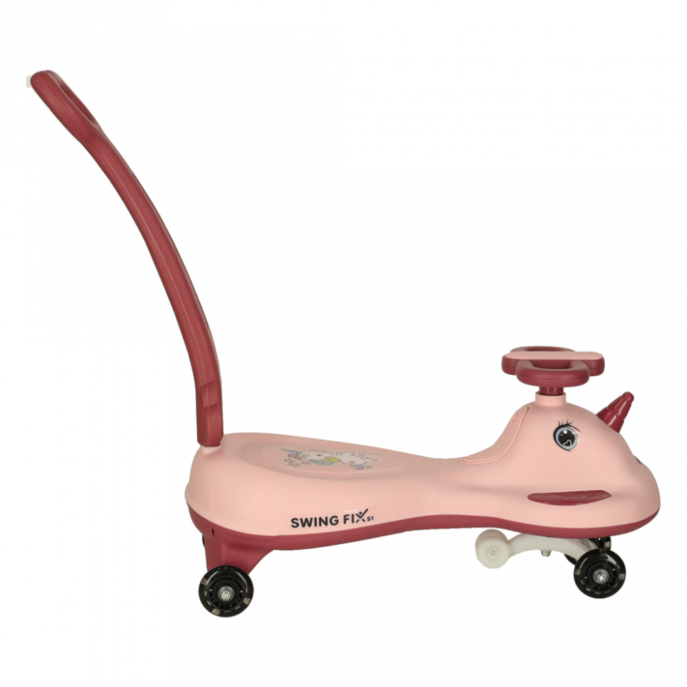 Ikonka PlasmaCar Roz cu LED - Plimbare Fun 65kg - imagine 4