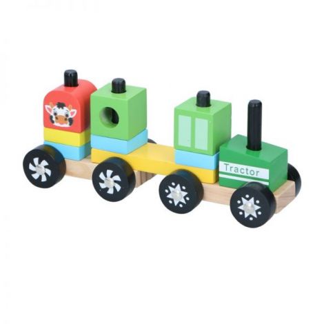 Set Tractor Lemn Marionette 11 Piese - Dezvoltare
