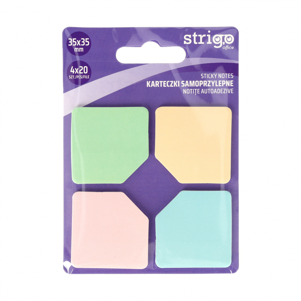 Notite Strigo Pastel 4x20 file - Organizare eficientă