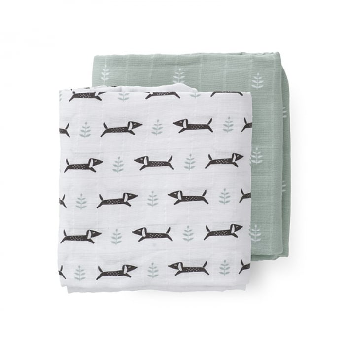 Set 2 Paturici Muselina Fresk Organic 120x120 cm