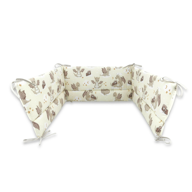 Aparatoare Qmini Dragons Beige, 180x30 cm - imagine 2