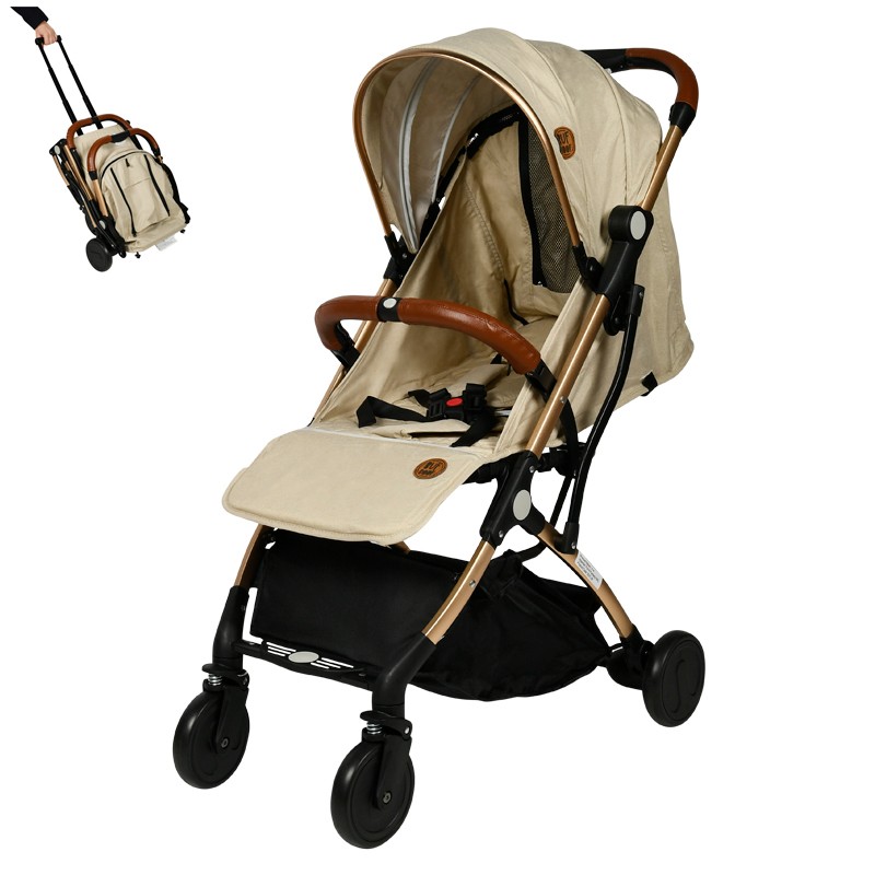 Carucior Sport Buf Boof S-16, 180°, Sand - imagine 3