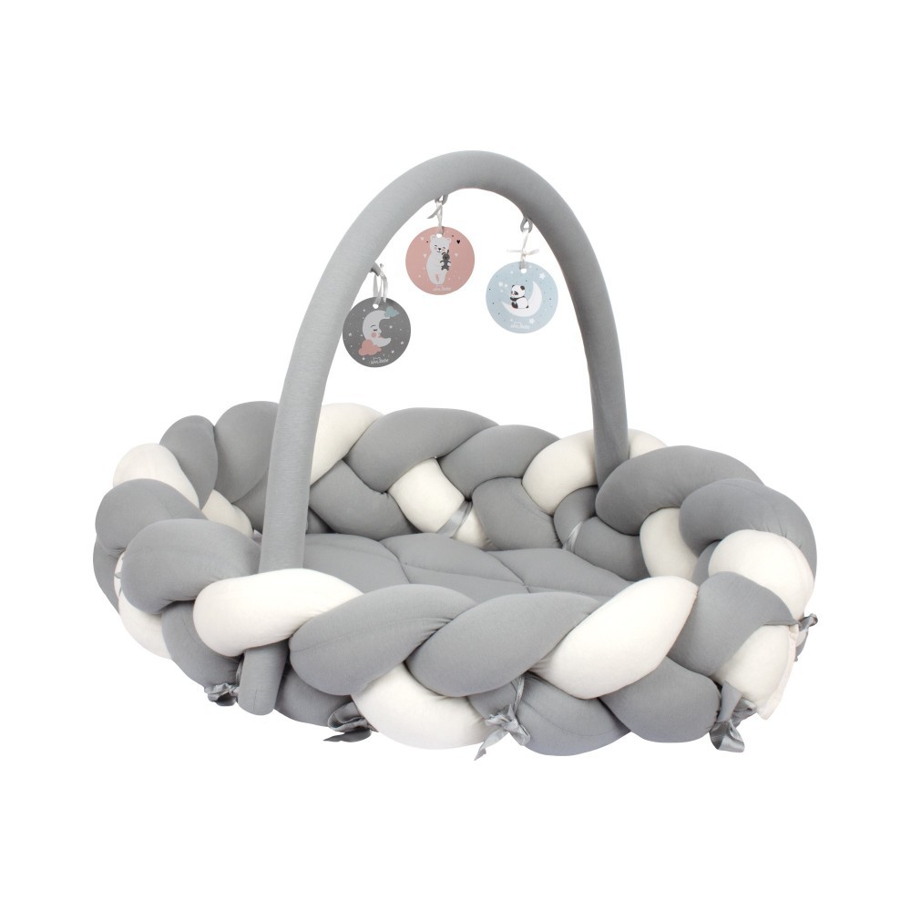 Baby Nest 3 in 1 Gri SeviBebe - Co-Sleeping Sigur - imagine 3