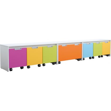 Set Dulapuri Colorate Quadro 110 | Moje Bambino - imagine 2