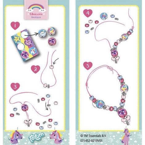 Set DIY Colier Unicorn | Creativitate | Totum - imagine 3