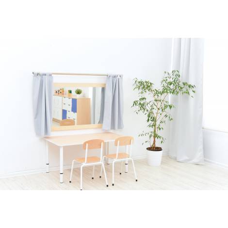 Perdele Oglindă Moje Bambino Bumbac, Set 2 Bucăți - imagine 3