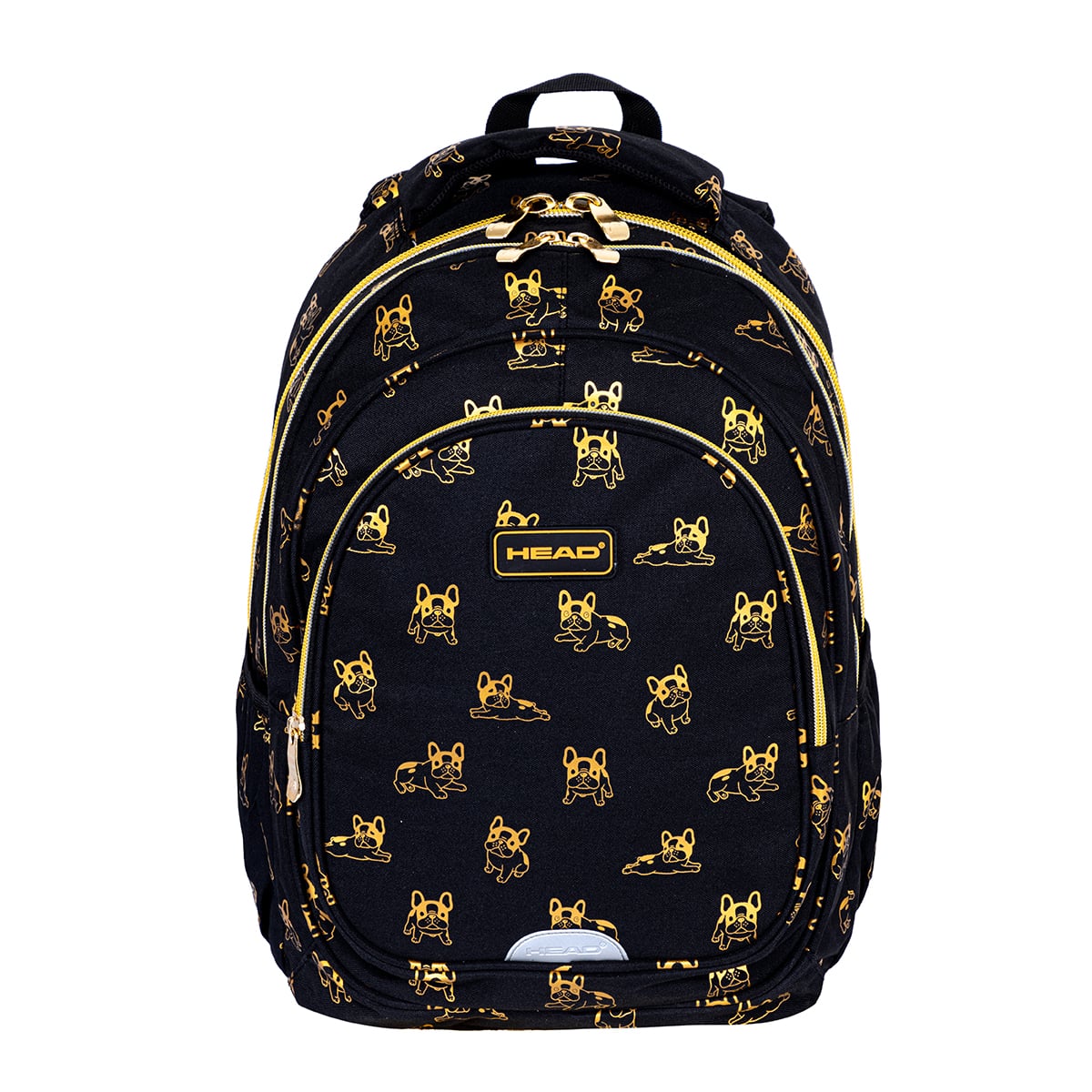 Ghiozdan Head Golden Frenchie 3 Compartimente Impermeabil