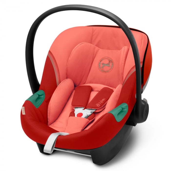 Scoica Auto Cybex Aton S2 i-Size, Hibiscus Red