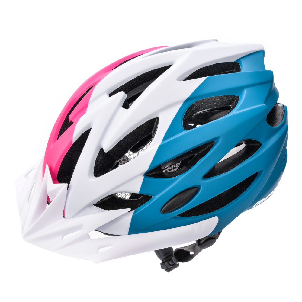 Casca Marven S, Protectie Confortabila, Pink/White/Blue - imagine 7