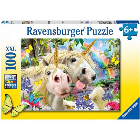 Puzzle Selfie Unicorni 100 Piese Ravensburger